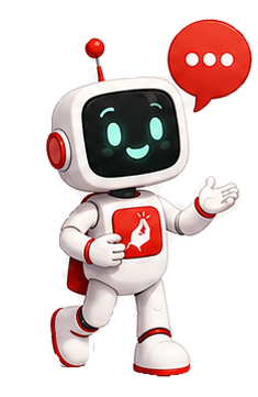 Mascote do Notebene pensando